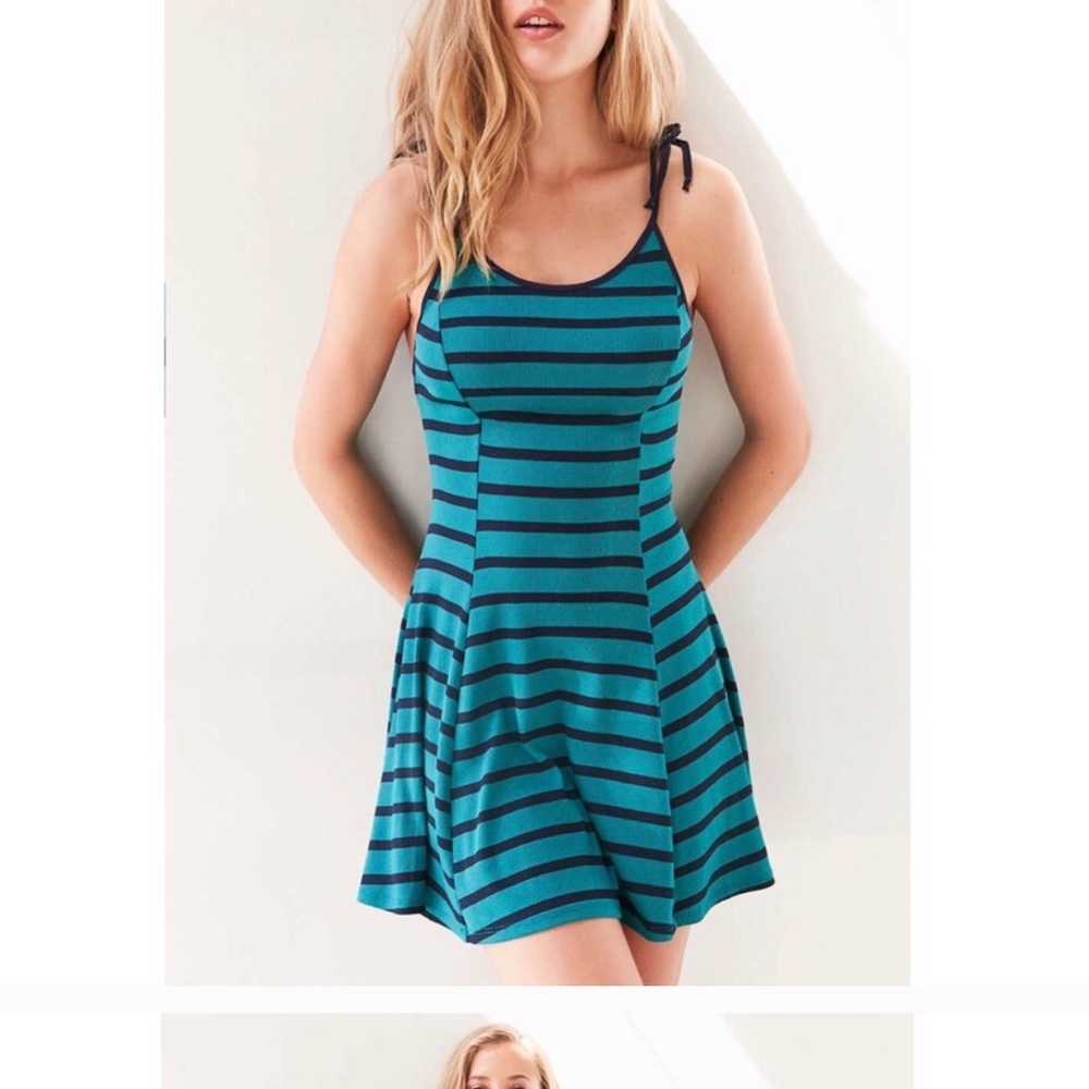 Urban Outfitters/BDG Striped Ribbed Flare Dress